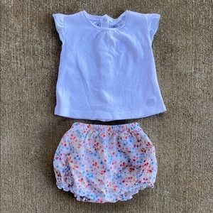 Petit Bateau 12 month girls outfit